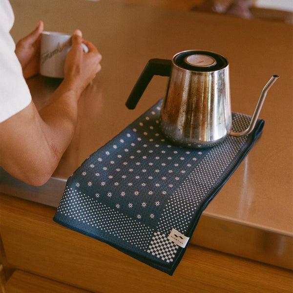 Slowtide Shogun Quick-Dry Kitchen Towel - Indigo