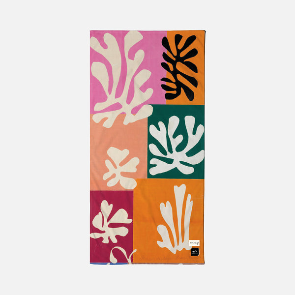 slowtide Snow Flowers Beach Towel - Multi