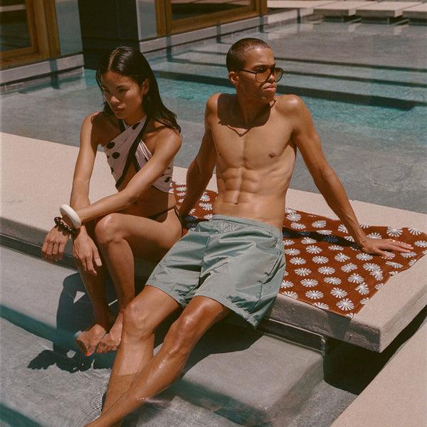 Slowtide Sun Dazed Beach Towel - Toast