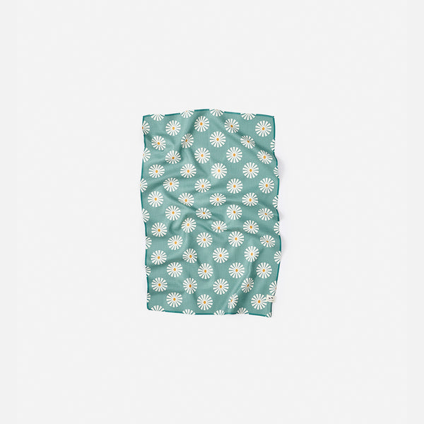slowtide Sun Dazed Quick-Dry Kitchen Towel - Green