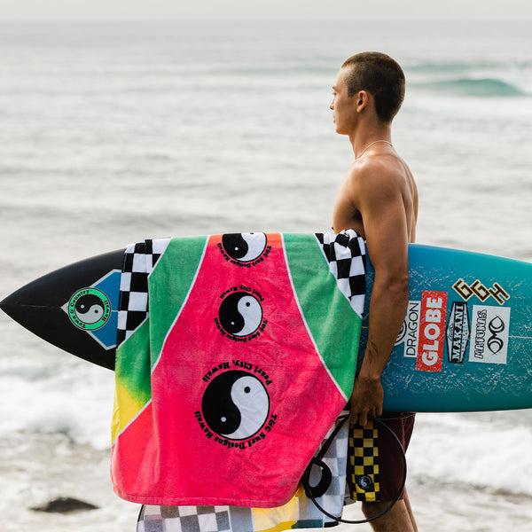 Slowtide Town & Country Beach Towel - Guava