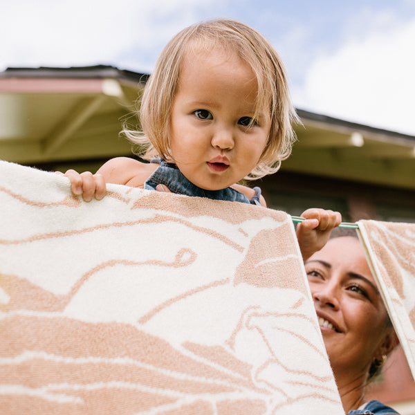 Slowtide Ulu Bath Towel - Cream