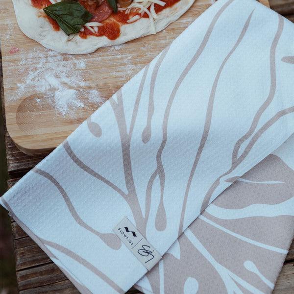 Slowtide Ulu Quick-Dry Kitchen Towel - Cream
