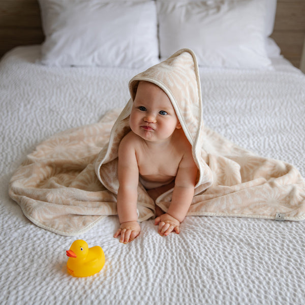 Slowtide Up At Dawn Kids Hooded Towel