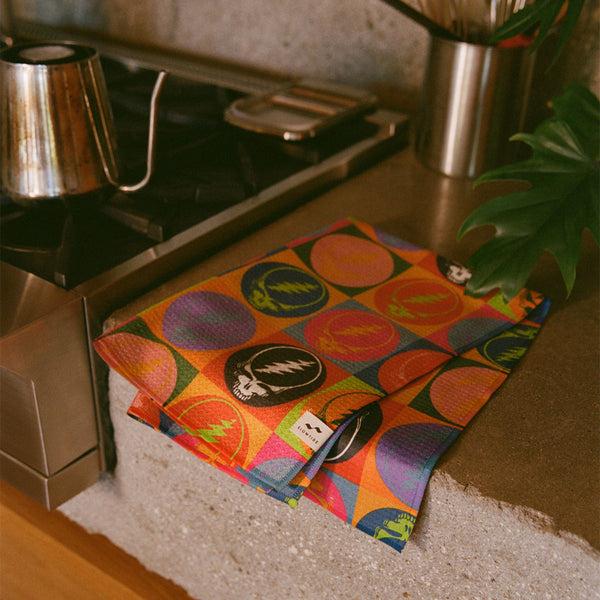Slowtide Steal Your Face Quick-Dry Kitchen Towel - Multi