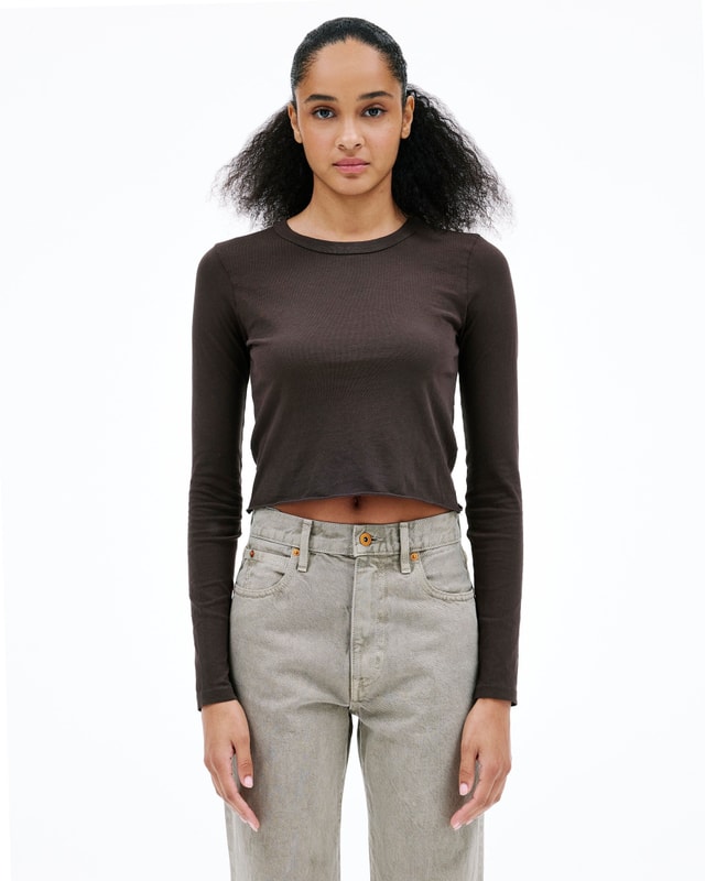 Slvrlake Denim Baby Long Sleeve Northern Cedar Fitted - Knit