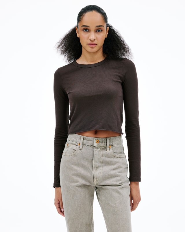 Slvrlake Denim Baby Long Sleeve Northern Cedar Fitted - Knit