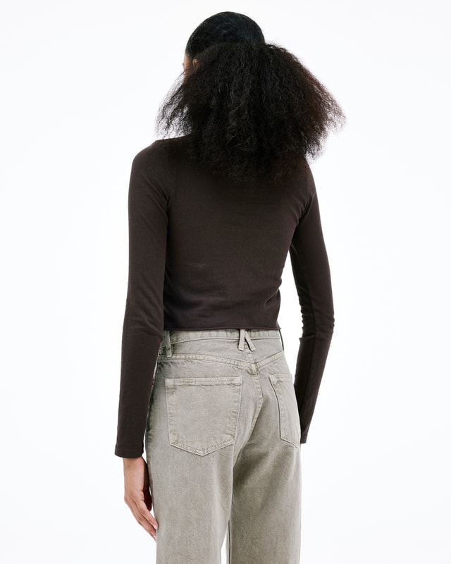 slvrlake denim Baby Long Sleeve Northern Cedar Fitted - Knit