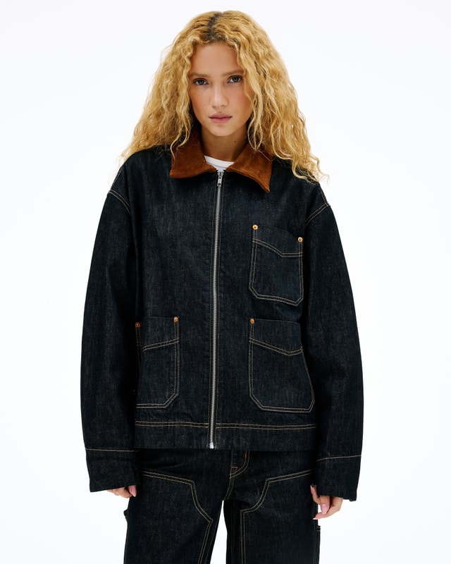 Slvrlake Denim Casey Square Worker Empty Sky Relaxed