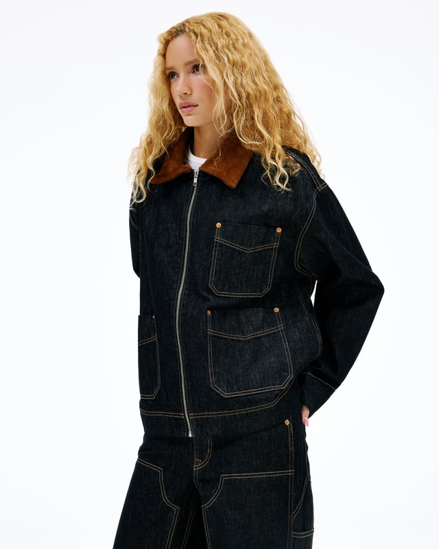 Slvrlake Denim Casey Square Worker Empty Sky Relaxed