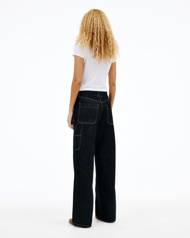 slvrlake denim Cassie Worker Pant Empty Sky Curve - High Rise