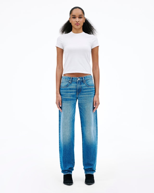 Slvrlake Denim Ellie Ventura Curve - Straight - Mid Rise