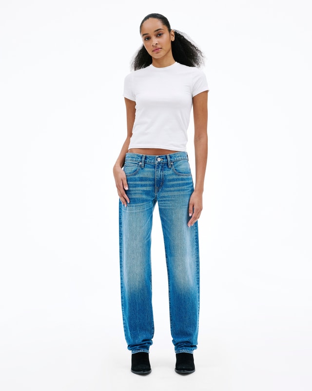 Slvrlake Denim Ellie Ventura Curve - Straight - Mid Rise