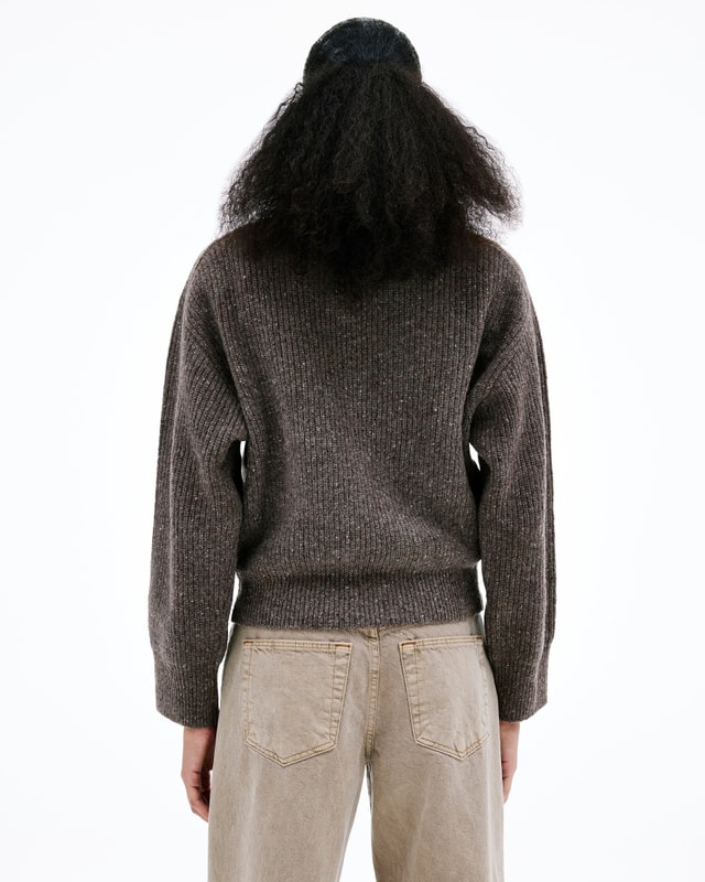 slvrlake denim Florence Sweater Walnut Available in 2 washes