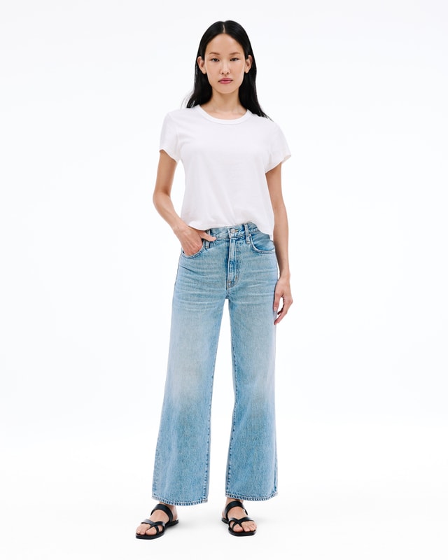 Slvrlake Denim Grace Ankle Heartache Wide - High Rise