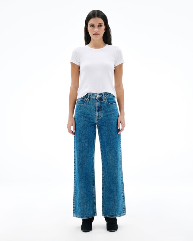 Slvrlake Denim Grace Ankle Satisfaction Wide - High Rise