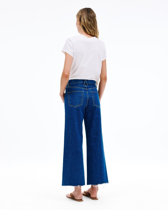 slvrlake denim Grace Crop Revolution Wide - High Rise