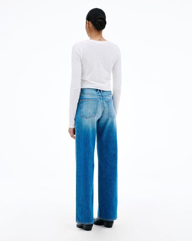 Slvrlake Denim Grace Too Good To Be True Wide - High Rise