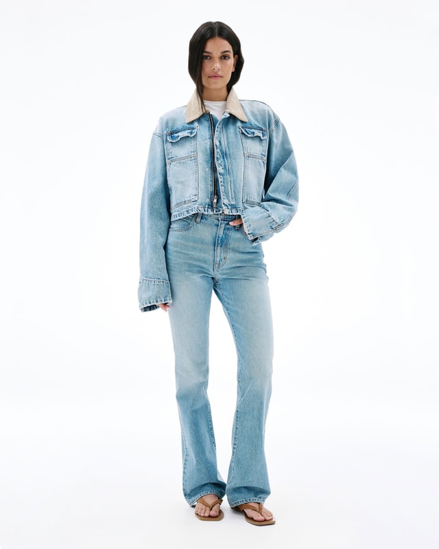 Slvrlake Denim Jade East Meets West Bootcut - High Rise