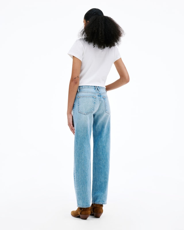 slvrlake denim Kendra Back To Zero Straight - High Rise