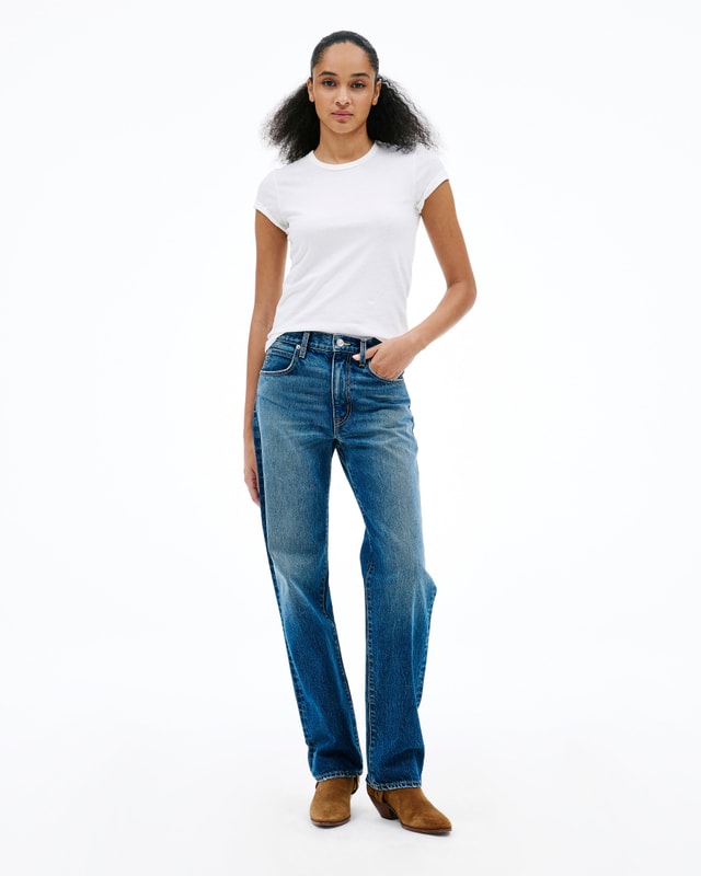 Slvrlake Denim Kendra Easy Come Easy Go Straight - High Rise