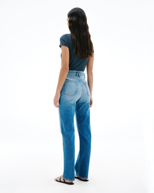 Slvrlake Denim London Higher Ground Straight - High Rise