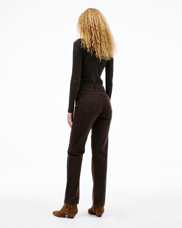 slvrlake denim London Northern Cedar Straight - High Rise