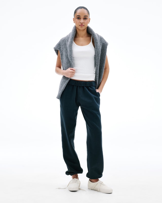 Slvrlake Denim Slim Leg Sweat Charcoal Available In 2 Washes