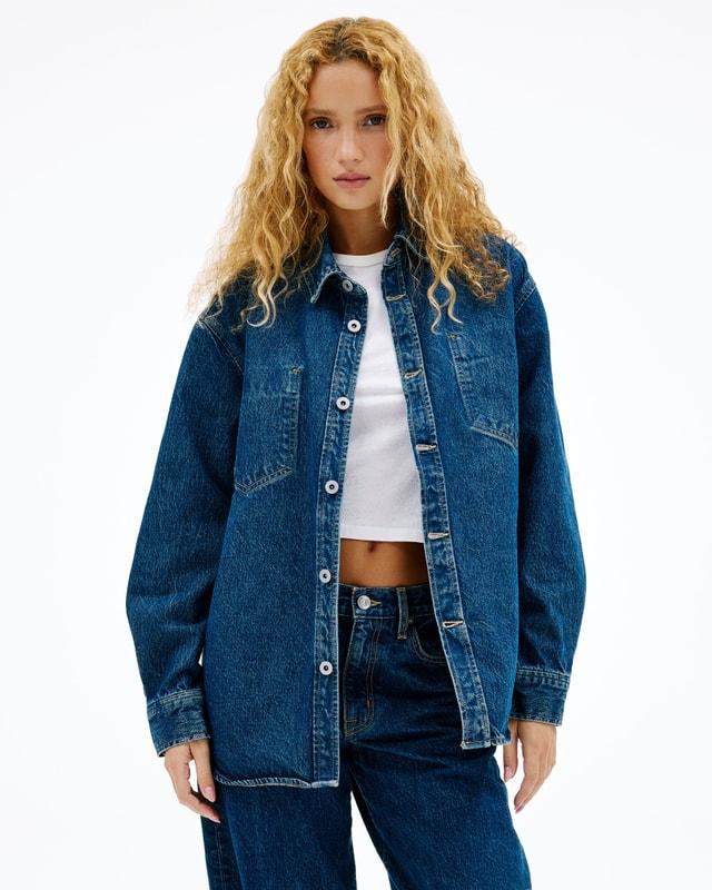 Slvrlake Denim Avery Shirt Fool Me Once Oversized