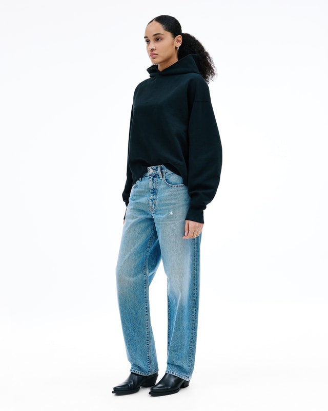 Slvrlake Denim Ella Day Break Curve - Mid Rise