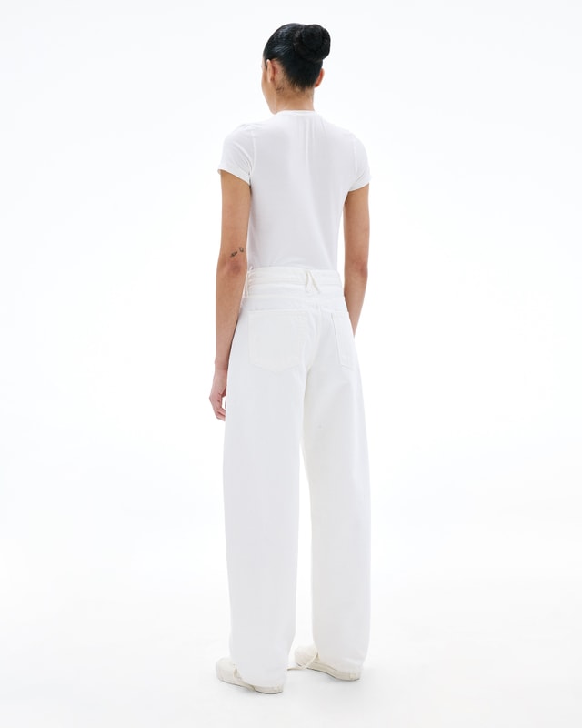 slvrlake denim Ella White Curve - Mid Rise