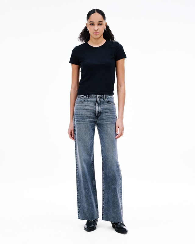 Slvrlake Denim Grace Bad Obsession Wide - High Rise