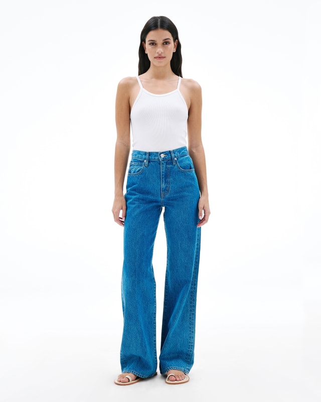 Slvrlake Denim Grace Freedom Wide - High Rise