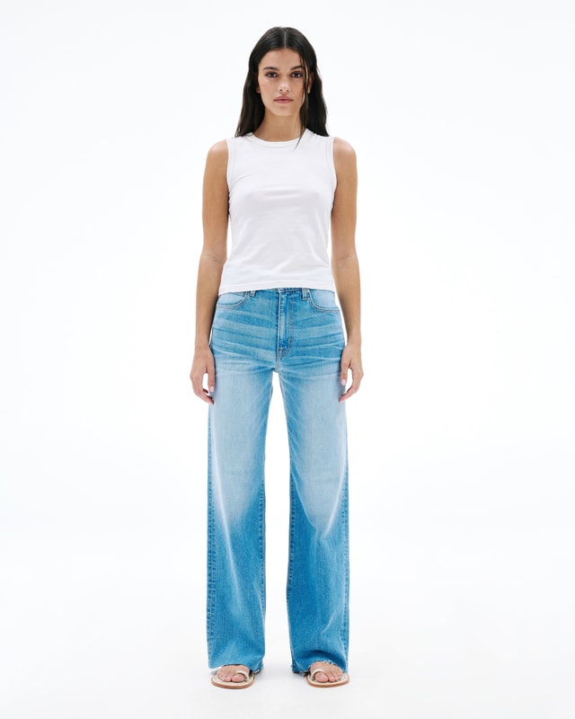 slvrlake Denim Grace Slow Dancer Wide - High Rise
