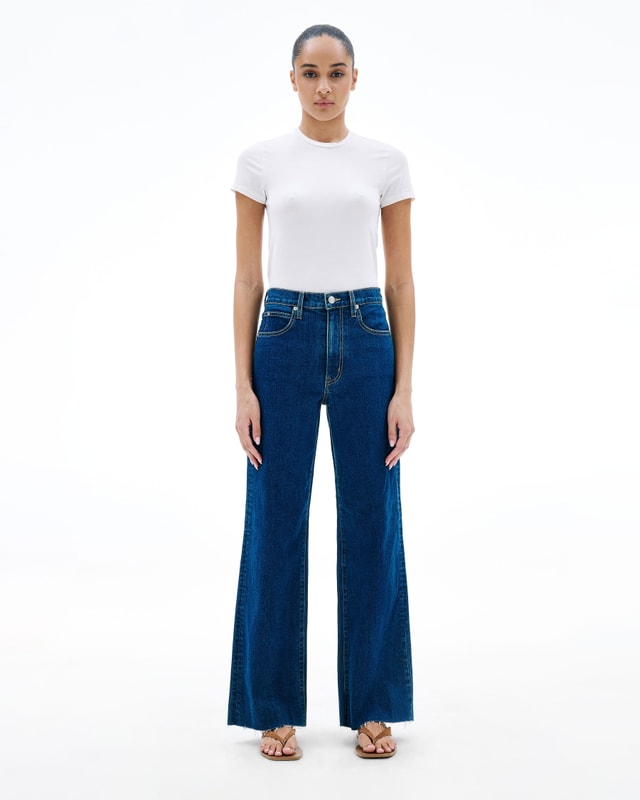 Slvrlake Denim Grace Western Hero Wide - High Rise