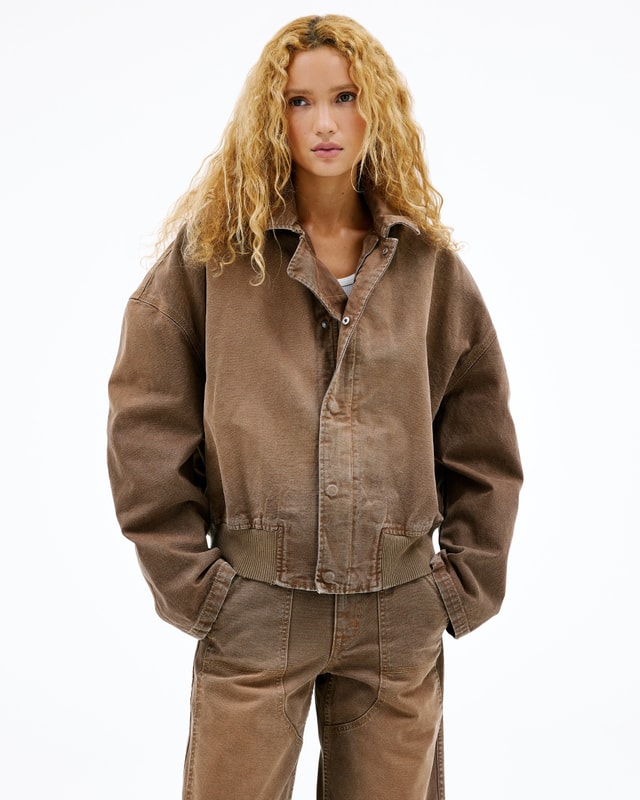 Slvrlake Denim Harlem Bomber Bryce Canyon Relaxed