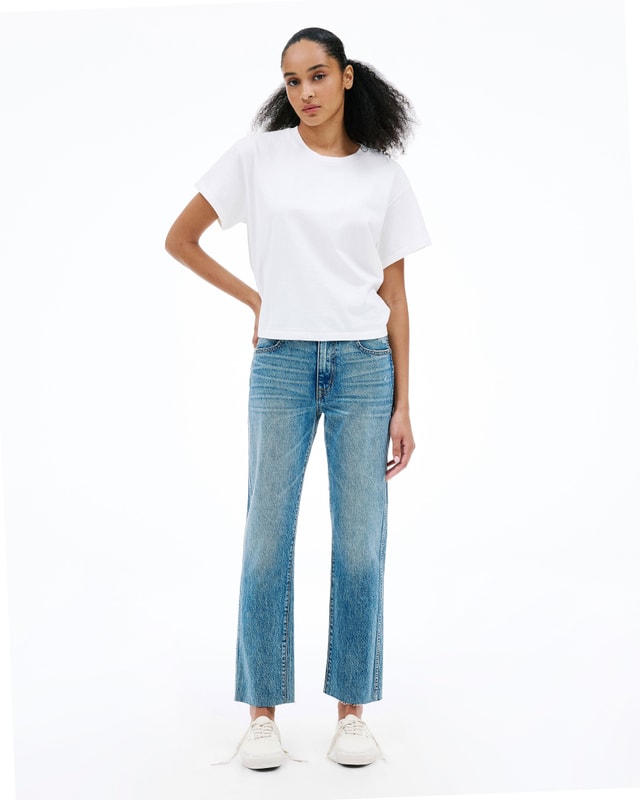 Slvrlake Denim Hero Stormy Skies Slim - High Rise