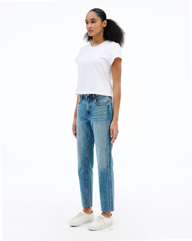 Slvrlake Denim Hero Stormy Skies Slim - High Rise