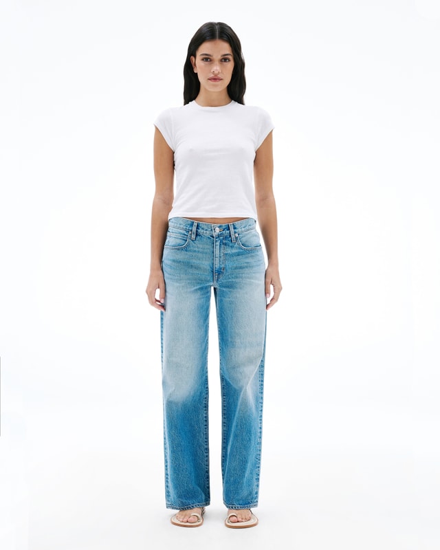 Slvrlake Denim Jazmine New Obsession Wide - Mid Rise