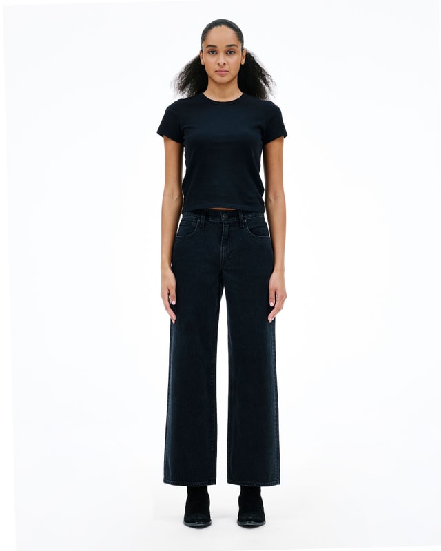 Slvrlake Denim Jazmine Shadow Ridge Wide - Mid Rise