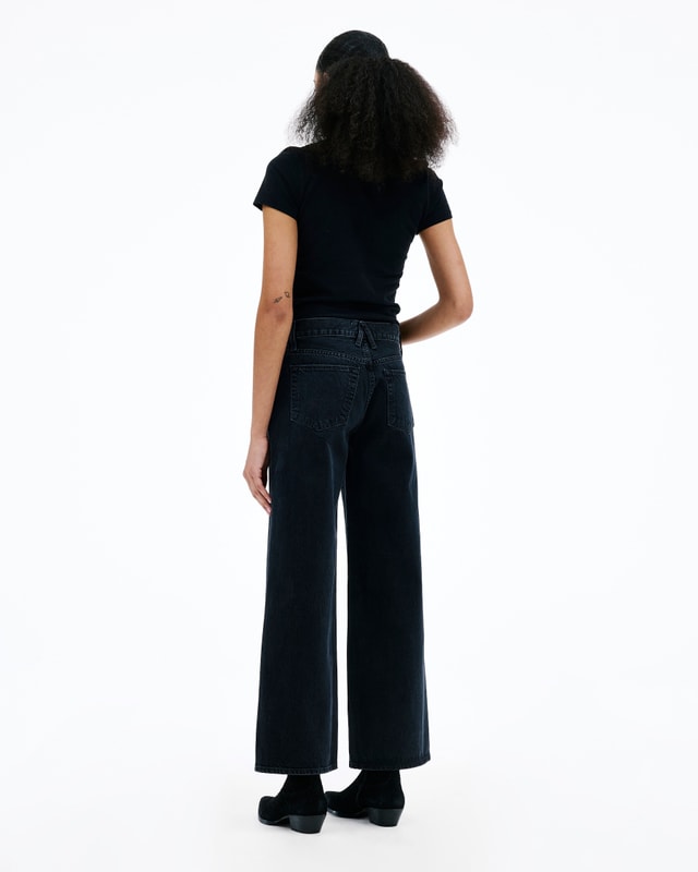 slvrlake denim Jazmine Shadow Ridge Wide - Mid Rise