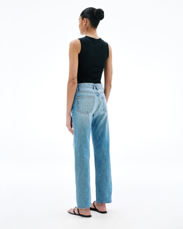 slvrlake denim Kendra Ramble On Straight - High Rise