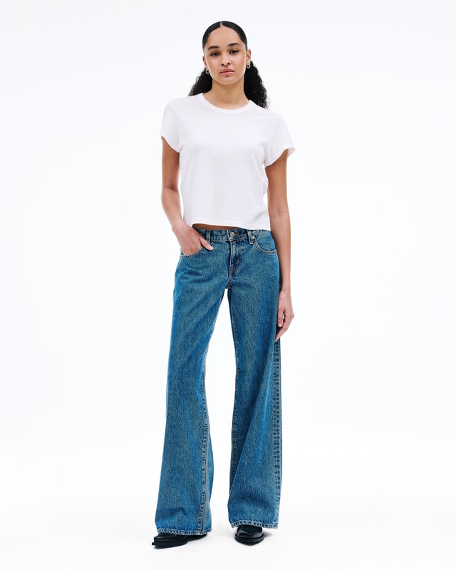 Slvrlake Denim Lexi Satisfaction Wide - Low Rise