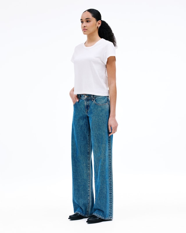 Slvrlake Denim Lexi Satisfaction Wide - Low Rise