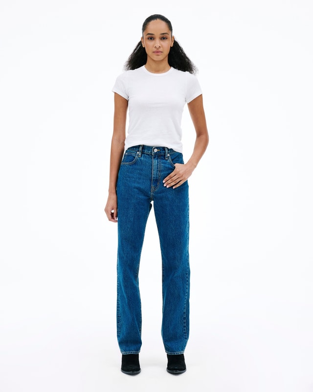 Slvrlake Denim London LA Woman Straight - High Rise