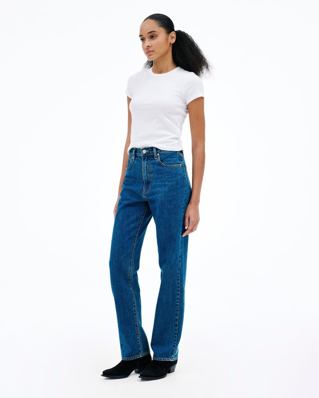 Slvrlake Denim London LA Woman Straight - High Rise