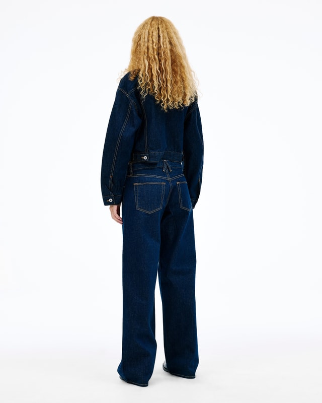 slvrlake denim Mica Indigo Rinse Wide - Low Rise