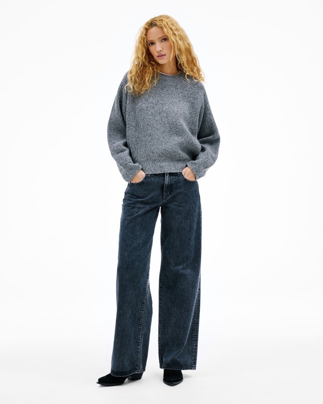 Slvrlake Denim Mica No Mans Land Wide - Low Rise