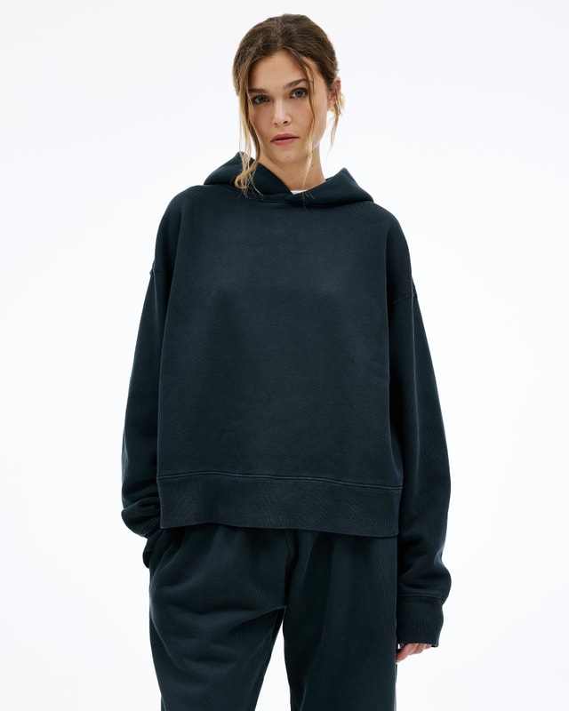 Slvrlake Denim Relaxed Hoodie Charcoal Hoodie