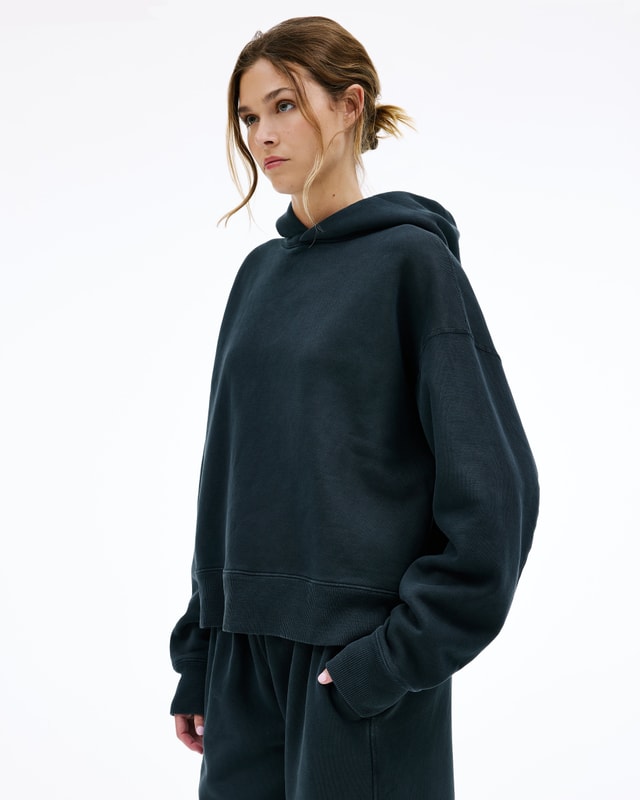 Slvrlake Denim Relaxed Hoodie Charcoal Hoodie